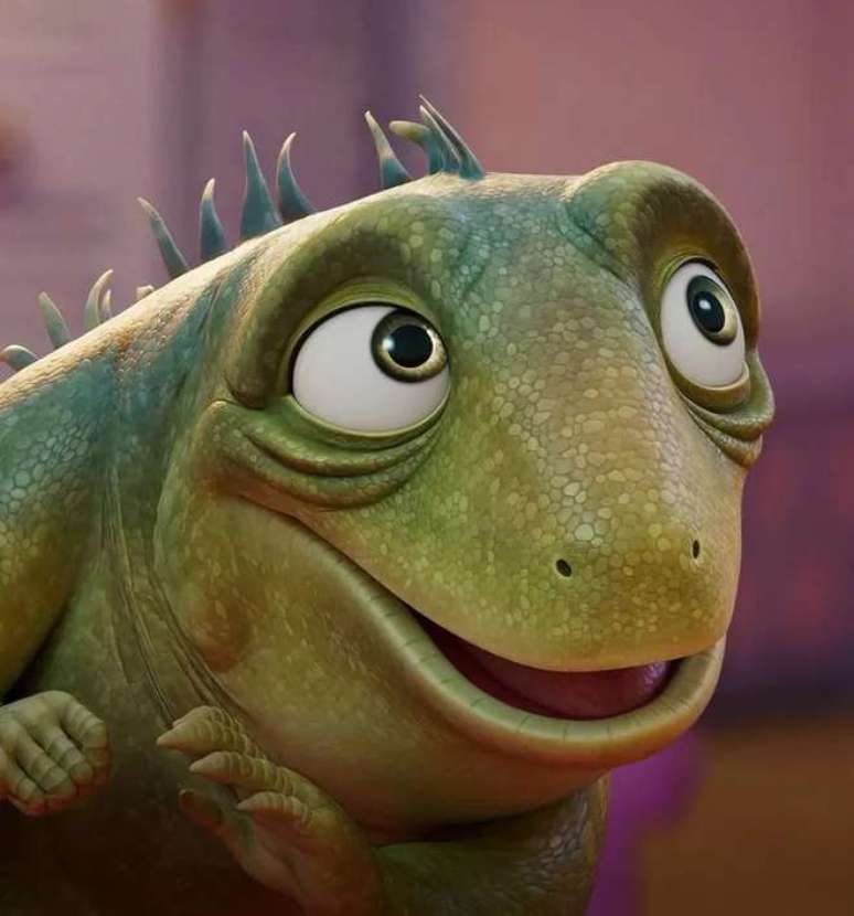 Leo is the new Netflix animation that tells the story of a lizard that decides to escape from the terrarium.  (Image: Playback/Netflix)