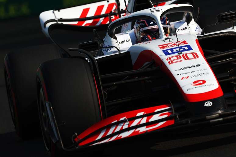 O carro de 2022 da Haas teve Magnussen e Schumacher como titulares 