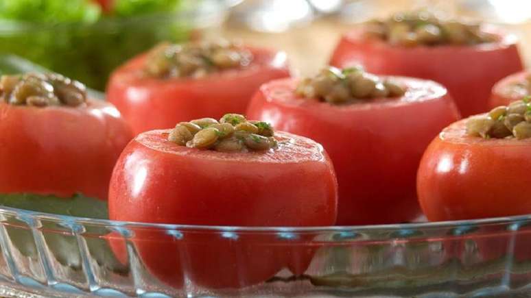 Lentilha no tomate