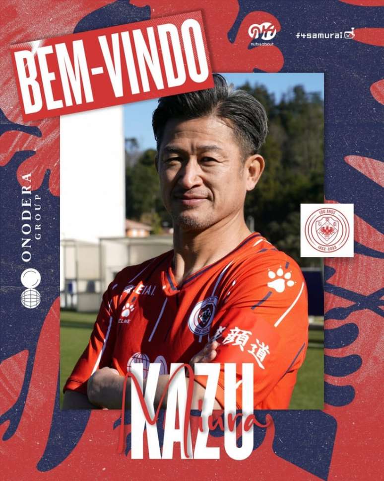 Kazu Miura vira jogador mais velho do mundo em atividade