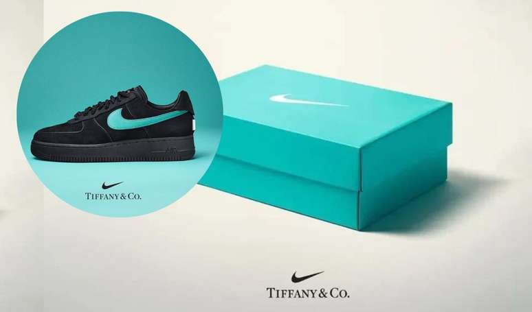 Tênis da aguardada collab Tiffany x Nike agita web... mas o motivo é um tanto polêmico. Entenda!.