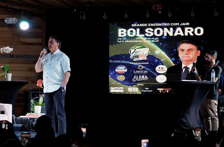Bolsonaro em evento nos EUA 