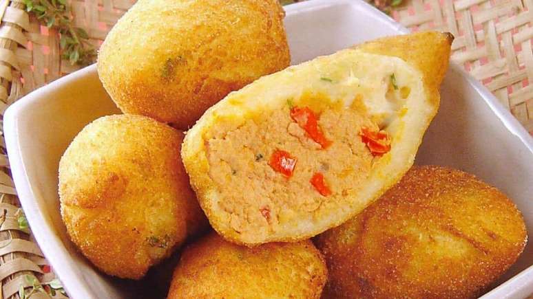 Coxinha de tomate seco