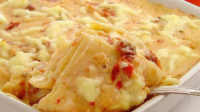 Lasanha de tomate seco