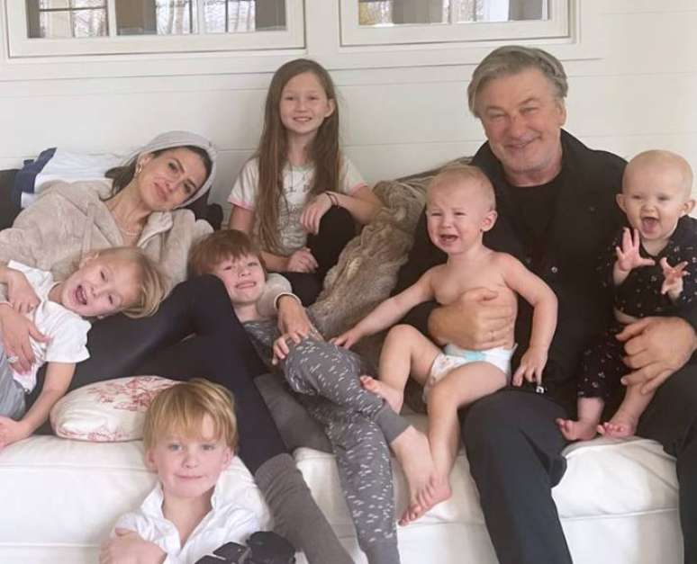 Alec Baldwin e Hilaria são pais de sete crianças.