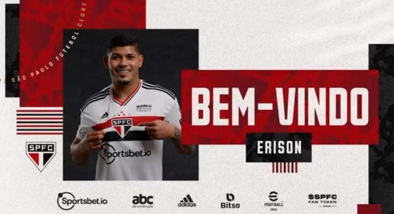 Erison foi anunciado pelo São Paulo (Foto: Vítor Silva/Botafogo)