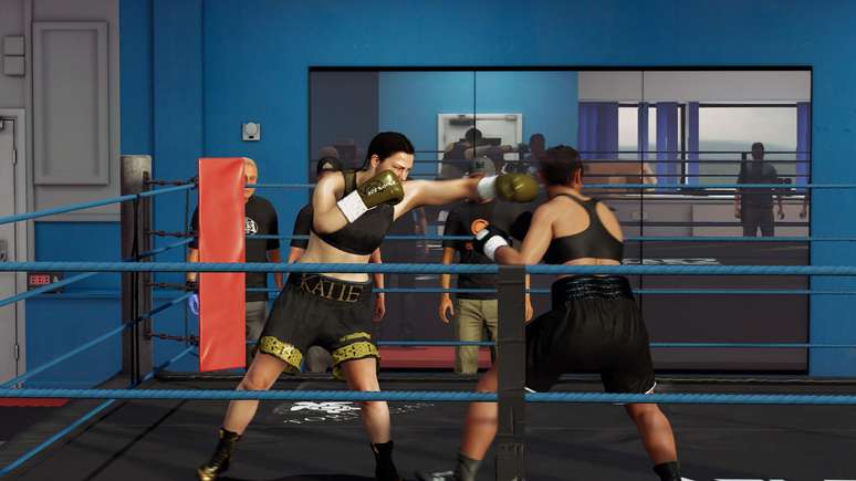 O jogo tem todas as categorias de peso do boxe masculino e feminino