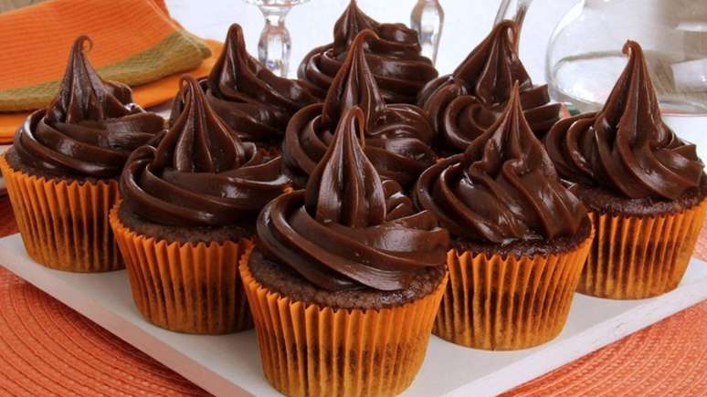 Cupcake de chocolate