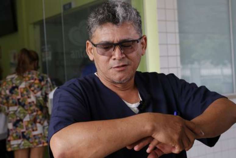 Richard Duque, intérprete de línguas yanomami do Hospital da Criança Santo Antônio
