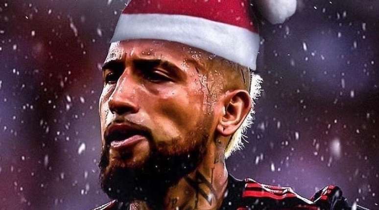 Vidal entrou em rota de colis&atilde;o com a torcida do Flamengo