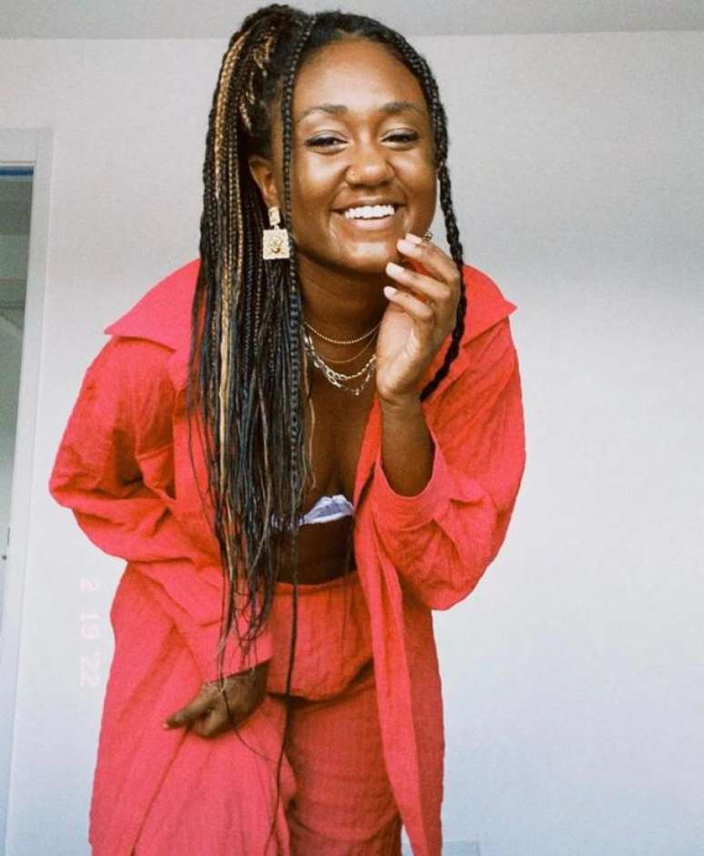 Sarah aposta na técnica de trança gipsy