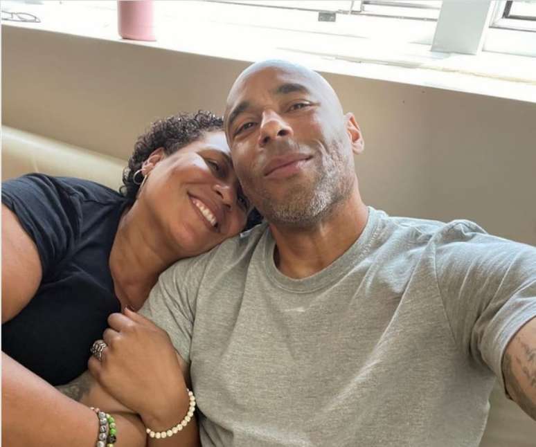 Kely Nascimento e Edinho, filhos de Pelé (Foto: Reprodução/Instagram)