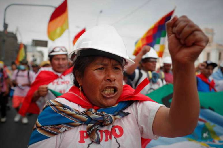 Protestos no Peru se espalham desde dezembro do ano passado