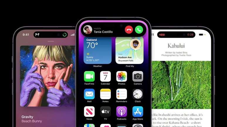 Every iPhone 15 lineup must implement Dynamic Island currently exclusive to the pricier duo (Image: Playback/Apple) Every iPhone 15 lineup must implement Dynamic Island currently exclusive to the pricier duo (Image: Playback/Apple)