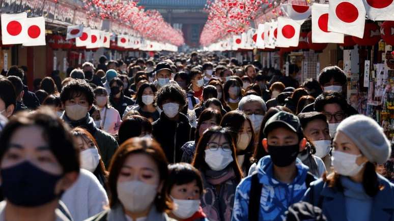 O Japão ainda mantém os requisitos de uso de máscaras faciais