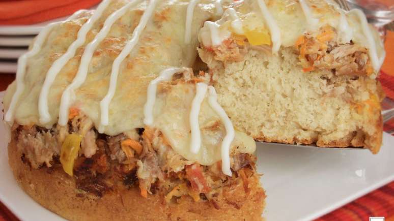 Torta gratinada de pernil