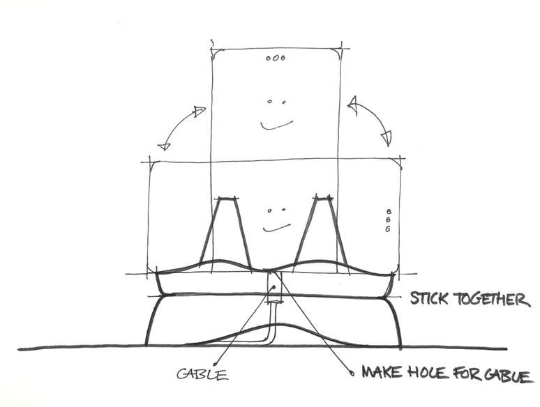 mobile support;  DIY cell phone holder;  waste sorting;  egg box;