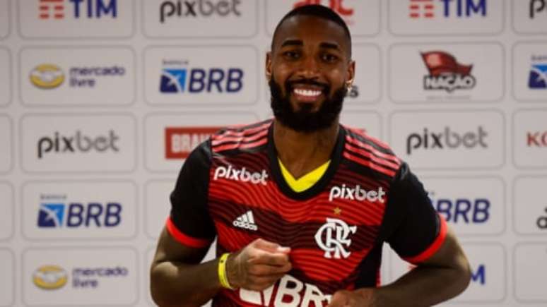 Gerson chegou ao Flamengo em janeiro, após longa negociação com o Olympique de Marselha (Divulgação/ Flamengo)