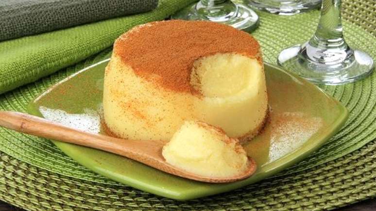 corn curd with cinnamon