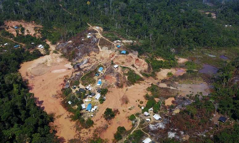 Sonia Guajajara, descreveu como destruidora a presença do garimpo ilegal na Terra Indígena Yanomami