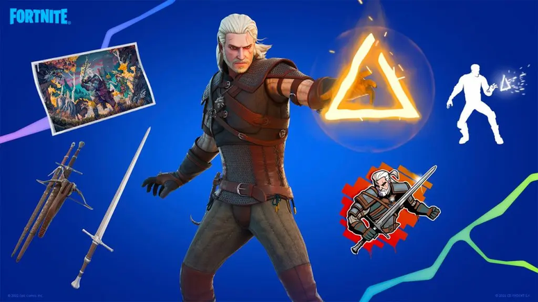 Fortnite: Como jogar com Geralt de The Witcher