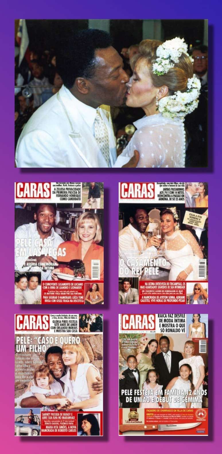 Houve um casamento em Las Vegas e uma cerimônia no Recife (foto); a história de amor foi contada pelas revistas sobre famosos