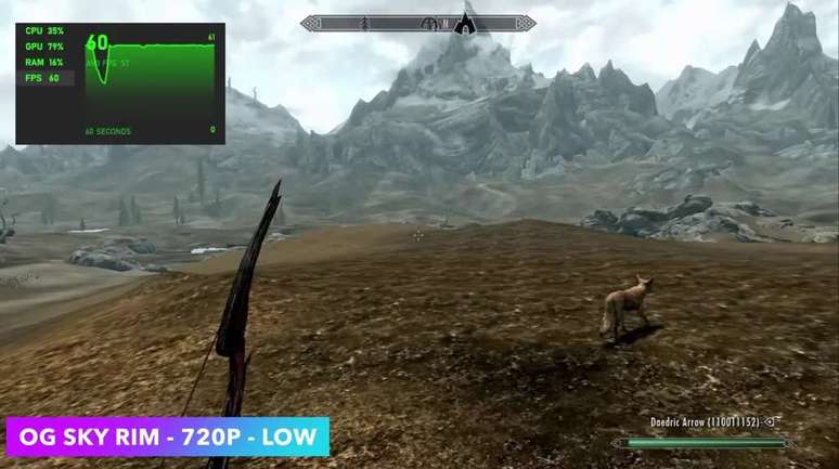 Games like The Elder Scrolls V: Skyrim manage to run smoothly on the N100, whose forte is the emulation of consoles like the GameCube and PS2 (Image credit: ETA Prime/YouTube) Games like The Elder Scrolls V: Skyrim manage to run smoothly on the N100, whose forte is the emulation of consoles like the GameCube and PS2 (Image credit: ETA Prime/YouTube)