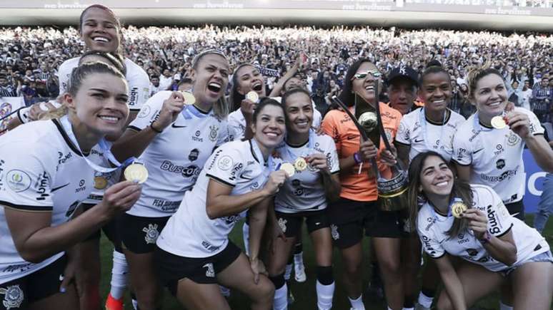 Corinthians venceu o Brasileirão Feminino contra o Inter no ano passado (Foto: Divulgação/CBF)