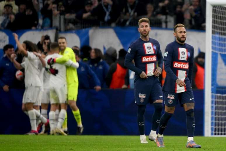 PSG é eliminado da Copa da França às vésperas do jogo pela Champions League (Foto: NICOLAS TUCAT / AFP)