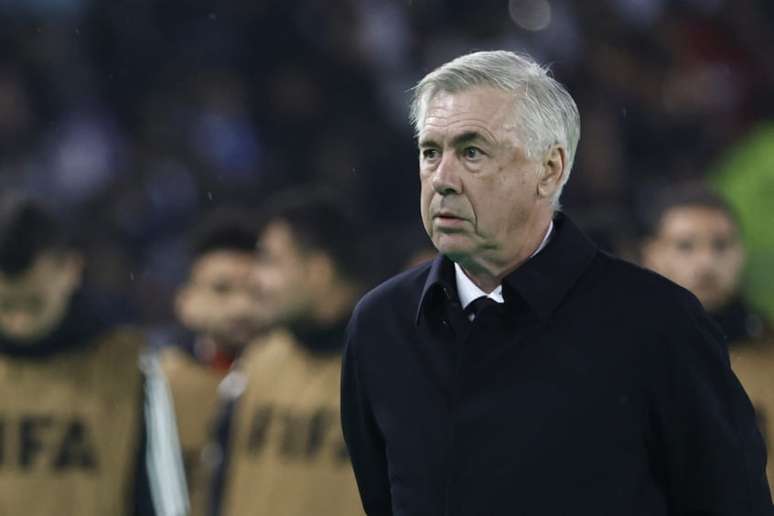 Real Madrid de Ancelotti está em mais uma final de Mundial (Foto: KHALED DESOUKI / AFP)