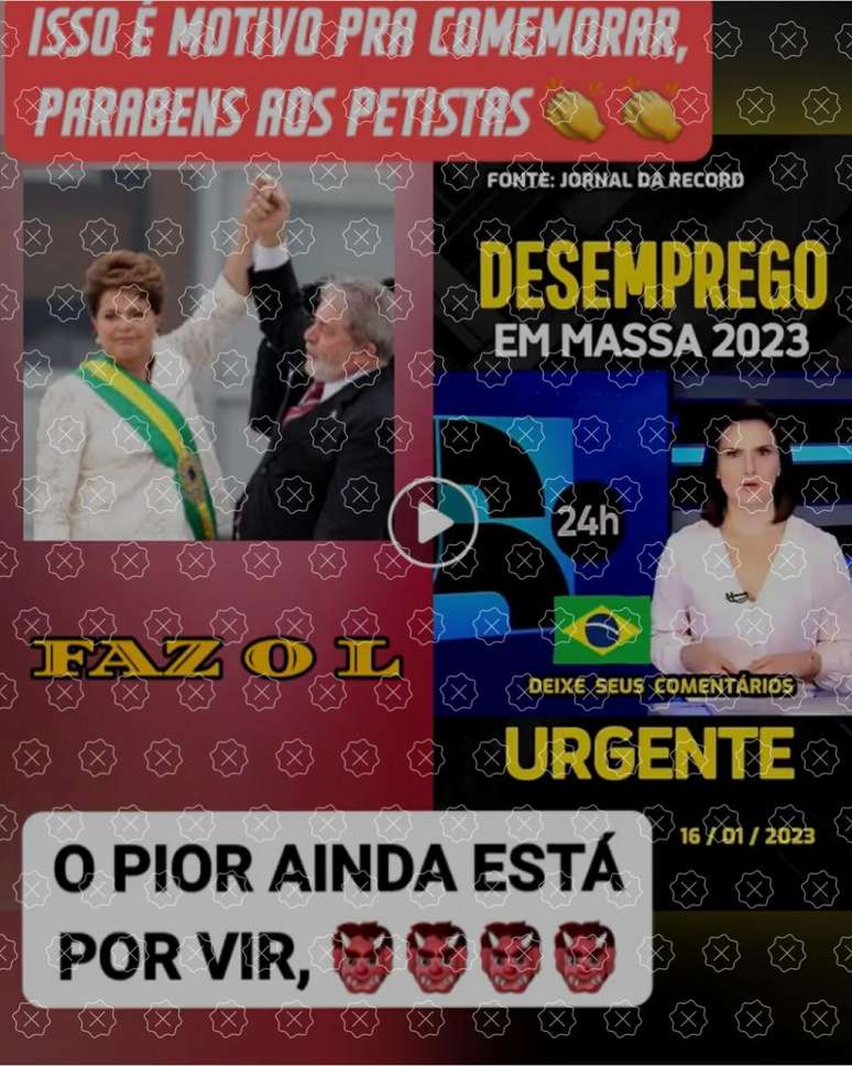 Reportagem da TV Record sobre aumento do desemprego em doze estados brasileiros é de maio de 2020, ou seja, não é atual nem tem relação com o governo Lula