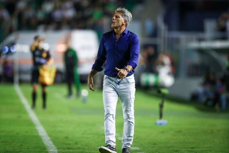 Renato comandando o Imortal diante do Juventude (Lucas Uebel/GRÊMIO FBPA)