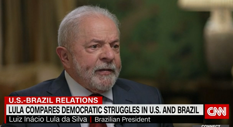 Lula na CNN Internacional 