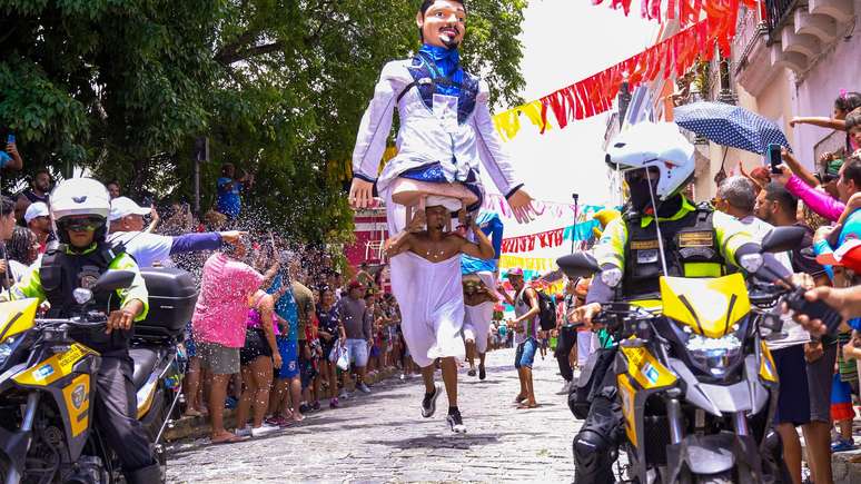 William Henrique Costa foi o vencedor na categoria pesado, com um boneco de 18 quilos