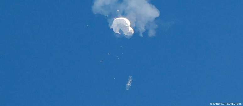 Em 4 de fevereiro, Estados Unidos abateram balão da China que sobrevoou o território americano