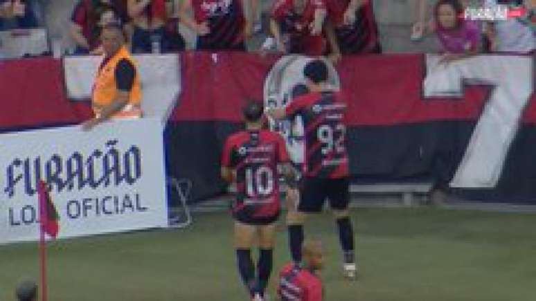 Pablo marcou o segundo gol do Athletico (Foto: Reprodução/Athletico Paranaense)