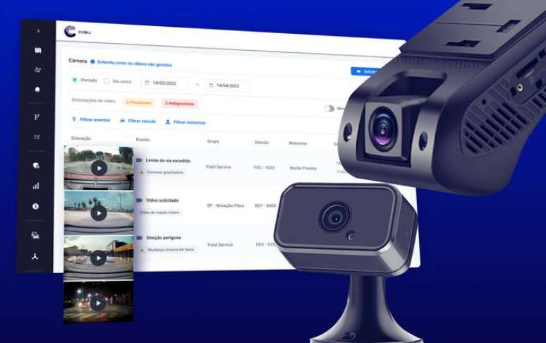 A instala&ccedil;&atilde;o de c&acirc;meras nos ve&iacute;culos ajuda a manter a aten&ccedil;&atilde;o dos motoristas e fornece informa&ccedil;&otilde;es importantes aos gestores