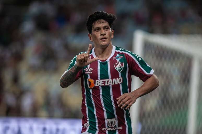 Germán Cano marcou dois gols contra o Vasco (Foto: Marcelo Gonçalves/Fluminense)