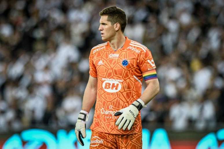 O goleiro Rafael Cabral jogou seu primeiro clássico contra o Galo pelo Mineiro do ano passado - (Foto: IMAGO /  Fotoarena)