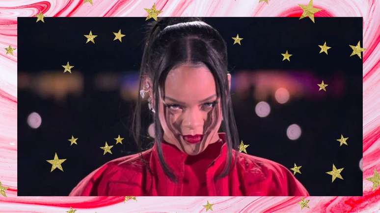 Rihanna anuncia 2ª gravidez durante o Super Bowl e choca web