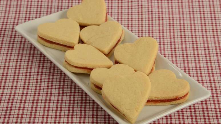 Butter heart biscuits
