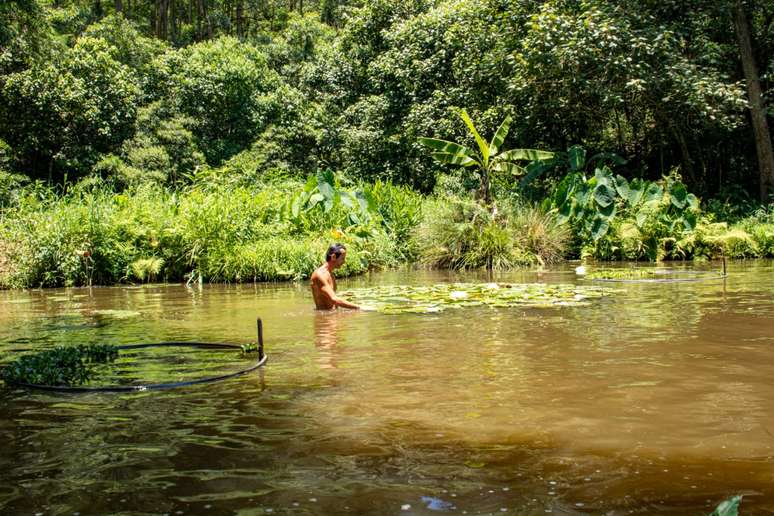 Território guarani na Tekoa Itakupe, uma das seis aldeias do Jaraguá @Ira Romão/Agência Mural