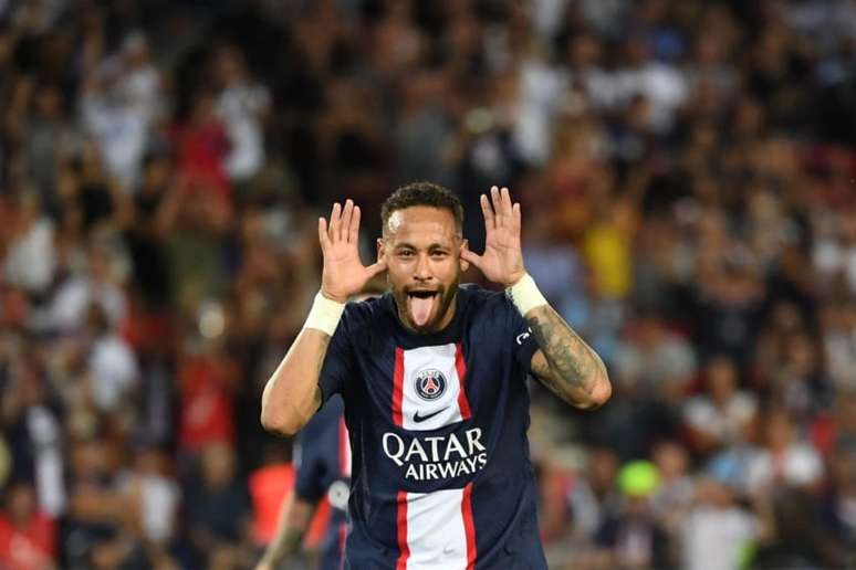 Neymar tem dois gols nesta edição de Liga dos Campeões (Foto: EMMANUEL DUNAND / AFP)