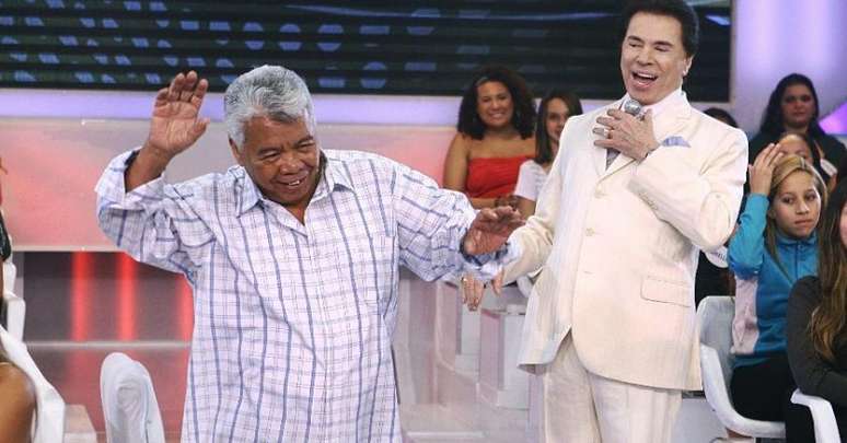 Roque e Silvio Santos