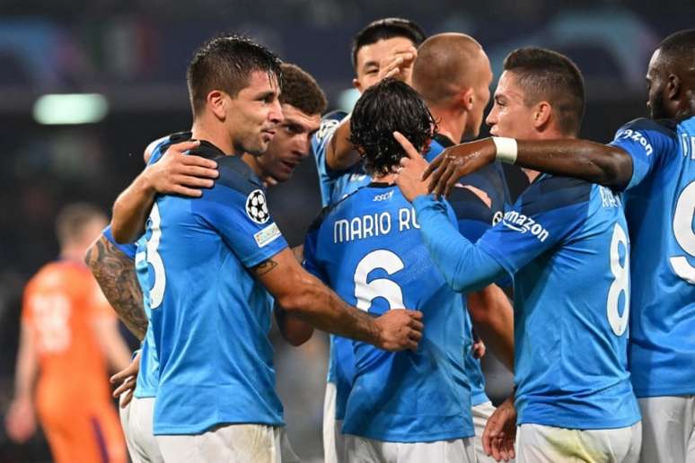 Napoli entra em campo nesta sexta-feira (Foto: Andreas Solaro/AFP)