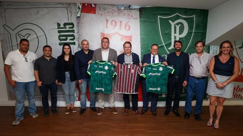 Palmeiras e Paulista anunciaram a parceria para o futebol feminino (Foto: Divulgação/Palmeiras)
