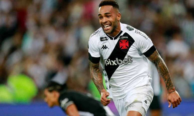 Atacante marcou o primeiro gol na vitória do Vasco sobre o Botafogo, por 2 a 0 (Daniel Ramalho/ Vasco)