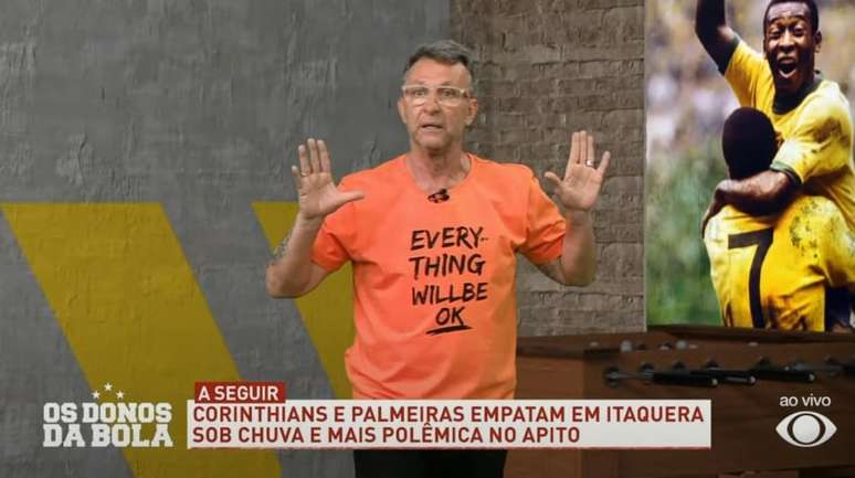 Neto critica arbitragem do dérbi e detona reações de Abel Ferreira: 'Parece que inventou a bola'