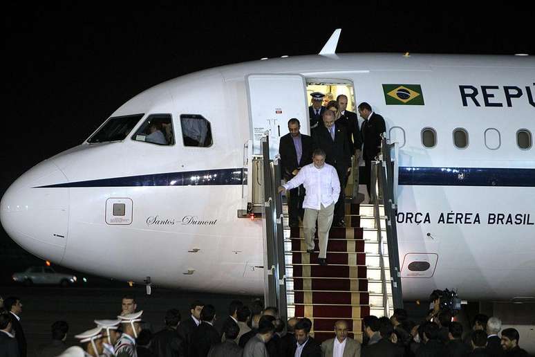 Lula em visita a Teerã em 2010, durante seu segundo mandato