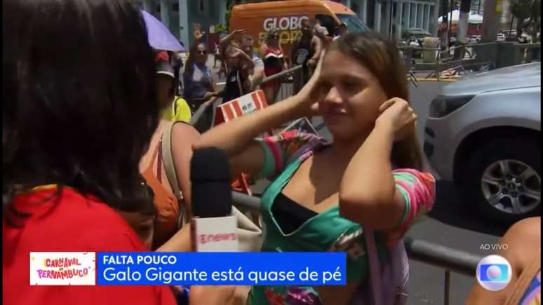 ‘This carnival will generate’, the woman from Pernambuco goes viral when interviewed live